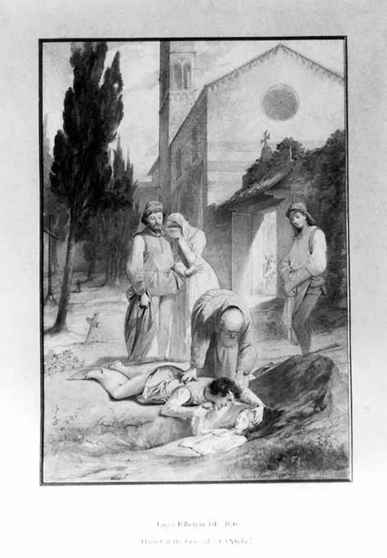 Amleto al seppellimento di Ofelia - Bitonto, Bari